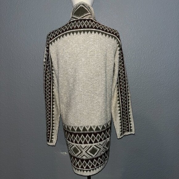 LUCKY BRAND TRIBAL DESIGN CARDIGAN - Western Southwestern Aztec Navajo - EUC - S - Picture 7 of 15